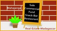 Sale Mahajanga trade bar restaurant snack
