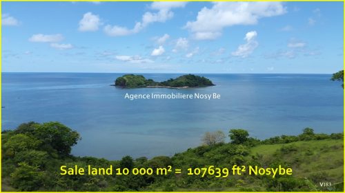 Sale land 1 hectare height Palm Beach Nosybe