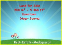 Sale land 500 m² 5 403 ft² city center Diego-Suarez
