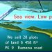 We sell 28 plots of land 6 458 ft² PK 9 Ramena road
